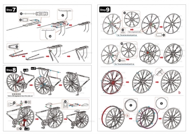 Metal Earth 3D Puzzle Bicykel (Iconx)