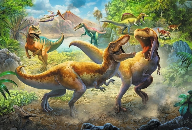 Puzzle Dinosauří súboj 160 dielikov