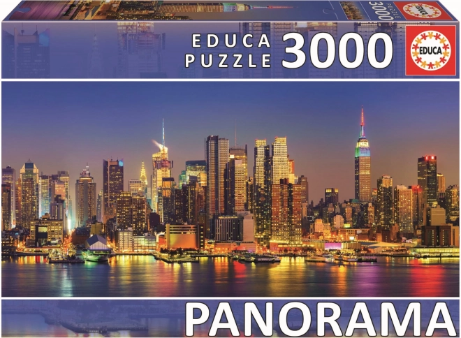 Panoramatické puzzle Mrakodrapy v New Yorku