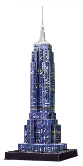 Svietiace 3D Puzzle Nočná Edícia Empire State Building