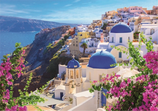 Puzzle s triedičom 2v1 Santorini, Grécko 1000 dielikov