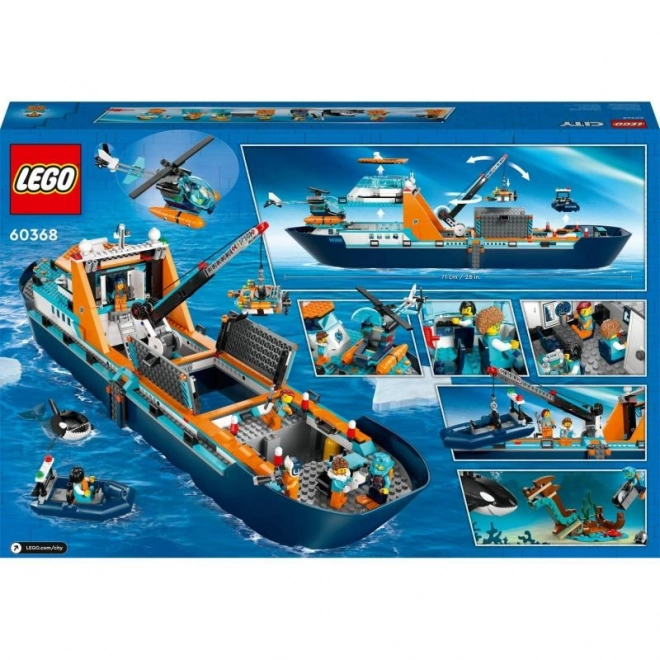 LEGO® City 60368 Arktická prieskumná loď