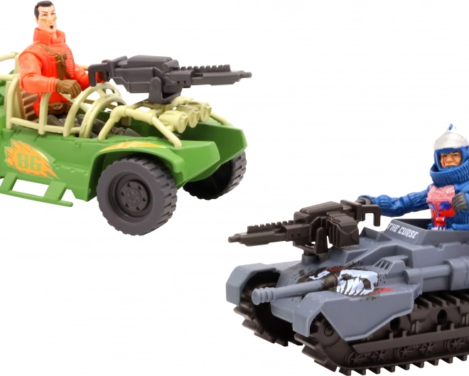 The Corps vojak s vojenskou technikou