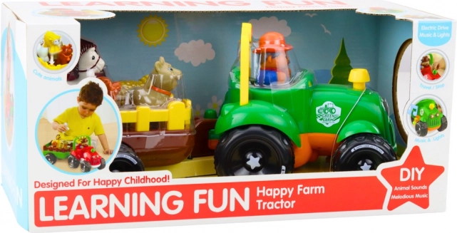 Interaktívny traktor so zvieratkami