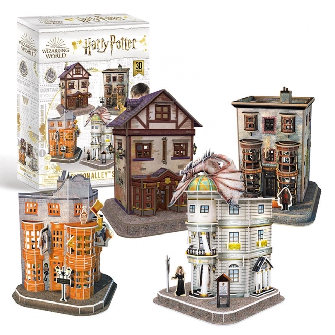 Puzzle 3D HP Šikmá ulička 4v1