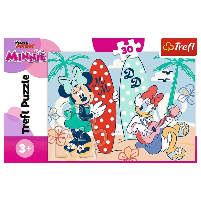 Puzzle 30 dielikov - Pestrá Minnie - Disney Minnie