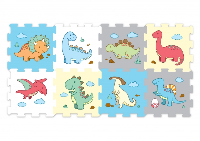 Penové puzzle dinosaury 8ks