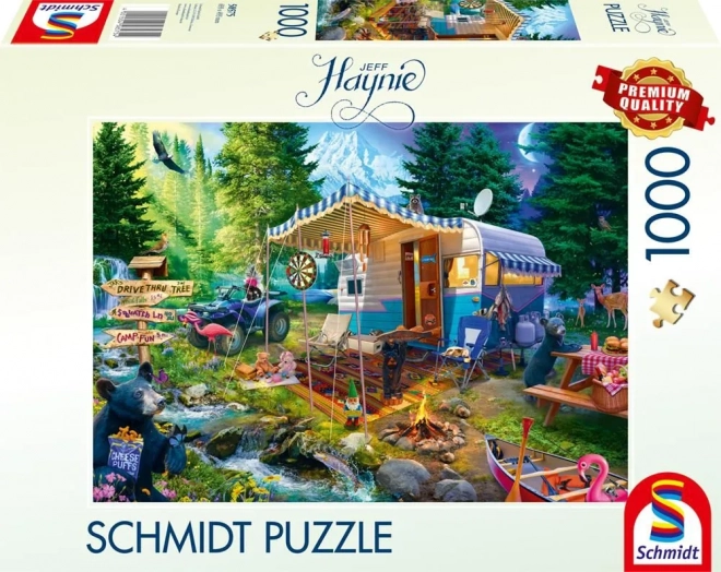 Schmidt Puzzle S karavanom v horách 1000 dielikov