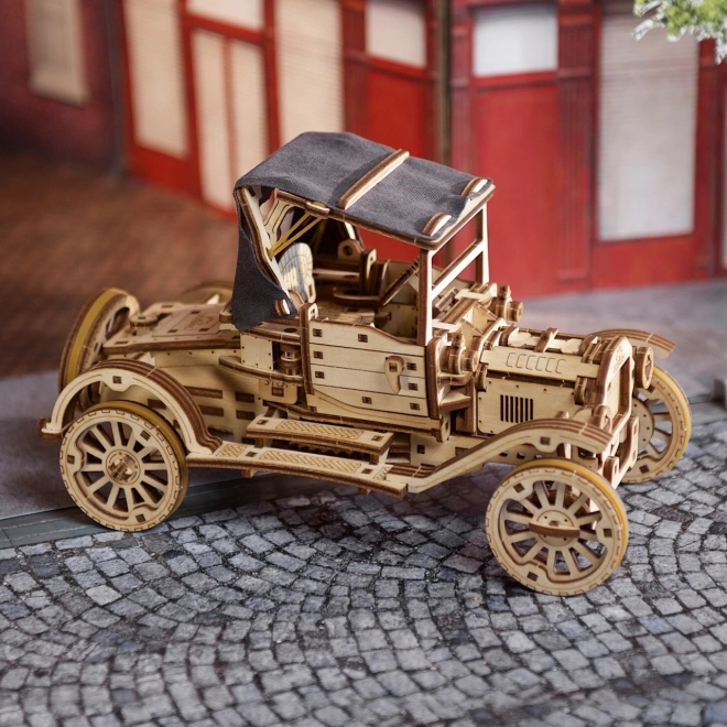 Ugears 3D Drevené Mechanické Puzzle Historický Automobil