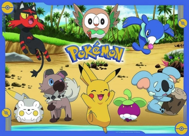 RAVENSBURGER Pokémoni z Aloly Puzzle 4x100 dielikov