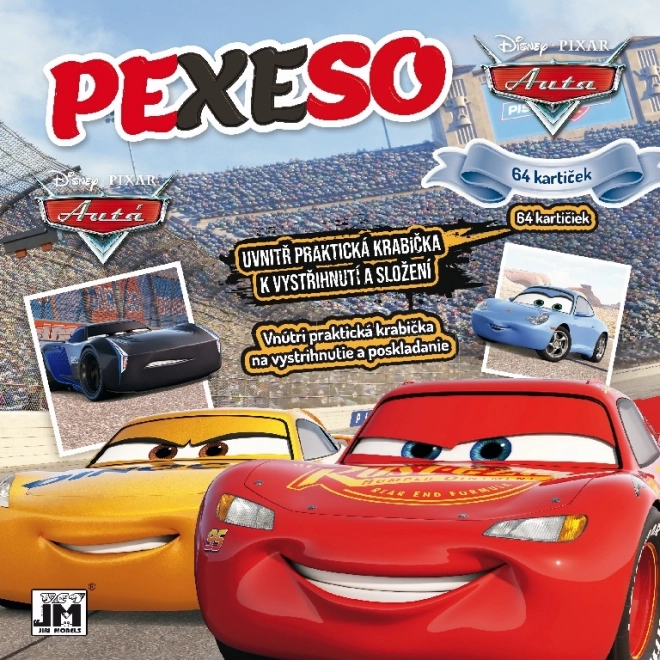 Pexeso v zošite Cars - Auta