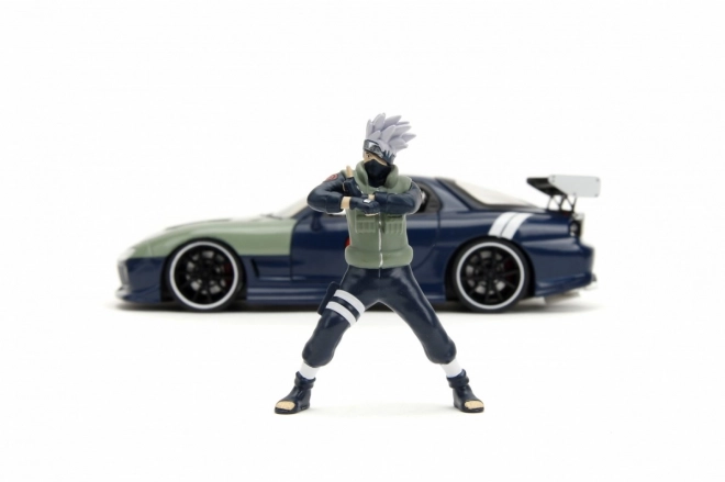 Jada Toys: Naruto - 93 Mazda RX-7 s figúrkou 1:24