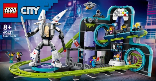 Lego City Park svet robotov s rollercoasterom