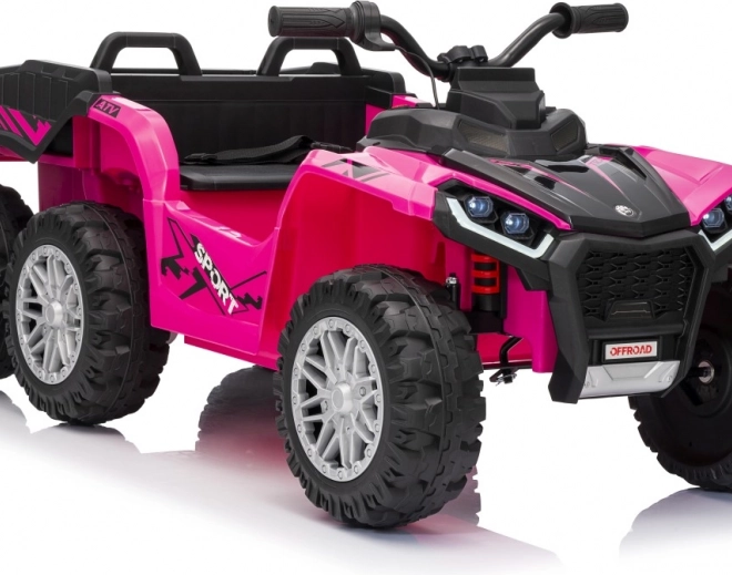 Detská štvorkolka Sport TX ATV ružová