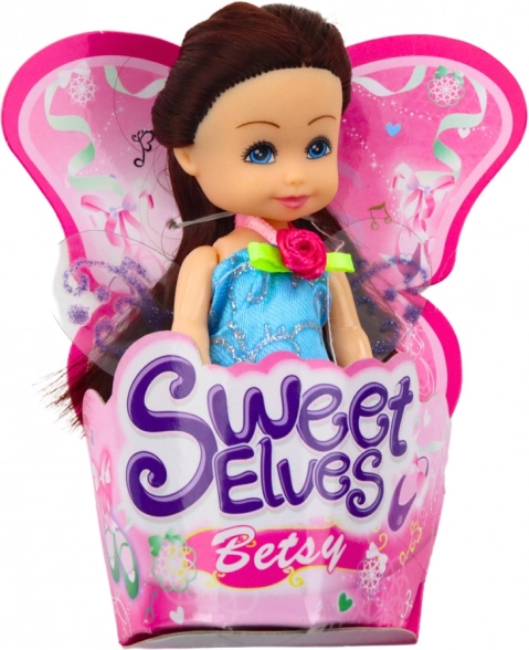 Mini bábika Elfka Betka 11,5 cm Rôzne vzory