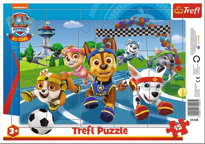 Puzzle Tlapková patrola: Vždy ochotní pomáhať