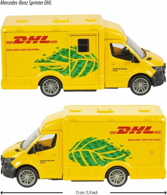 Pojazd Majorette Grand Mercedes-Benz DHL 12,5 cm