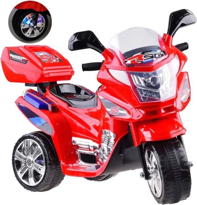 Žiarivé LED osvetlenie po celom motocykli