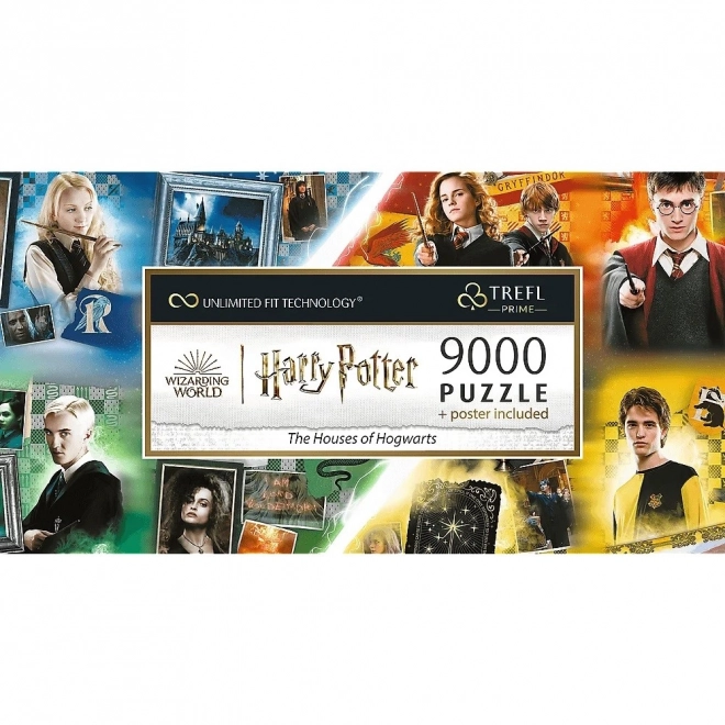 Puzzle TREFL Harry Potter: Bradavické koleje 9000 dielikov