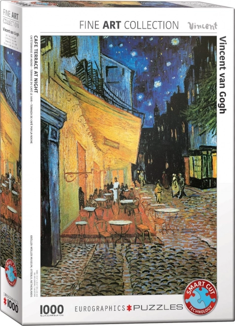 Puzzle Terasa kaviarne v noci 1000 dielikov