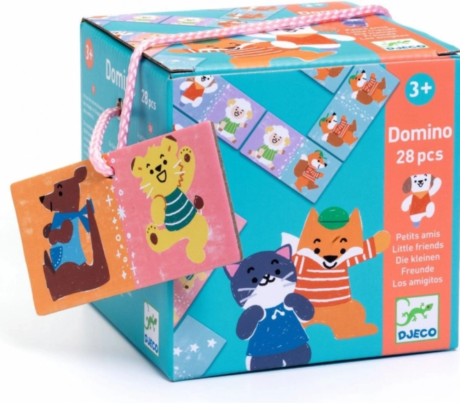 DJECO Domino so zvieratkami a číslicami