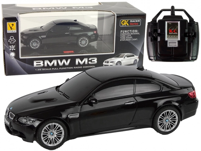 Auto R/C BMW M3 Čierne s LED