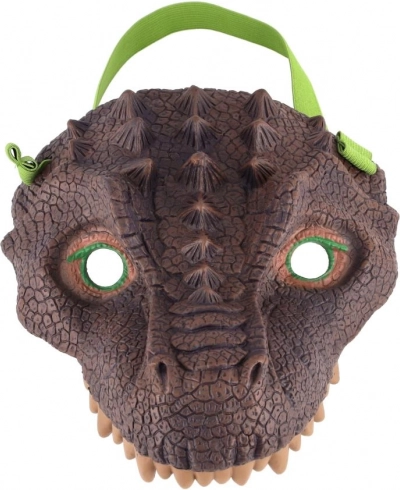 Gumená dinosauří maska na karneval
