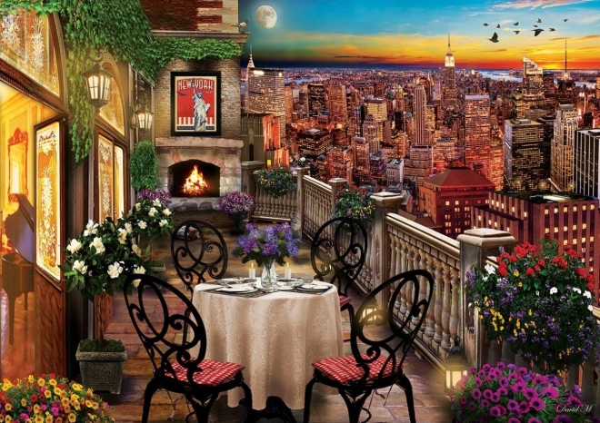 Puzzle Večera v New Yorku 1000 dielikov