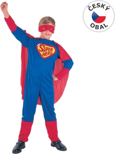 Kostým Super hrdina pre deti, 110-120 cm