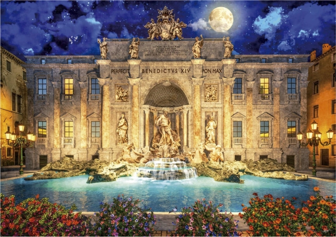 Puzzle EDUCA Fontána di Trevi, Rím – 1000 dielikov