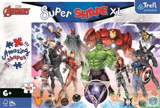 Puzzle Super Shape XL Avengers 160 dielikov