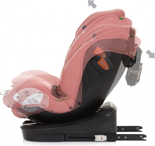 Chipolino autosedačka Volare i-Size 360 Flamingo
