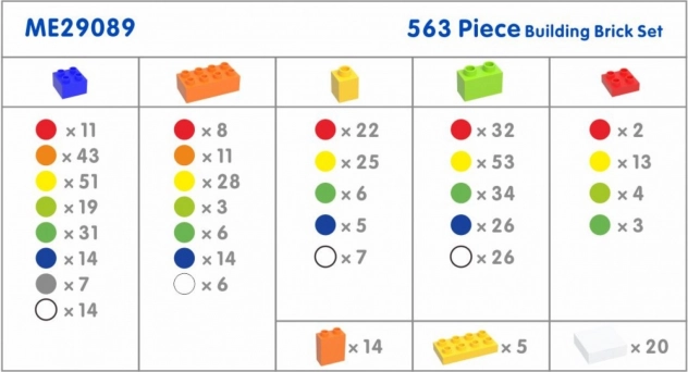 Stavebnica MASTERKIDZ STEM s 563 dielmi a 4 nástavcami na panel