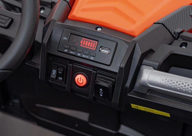 Off-road vozidlo UTV X3 oranžové