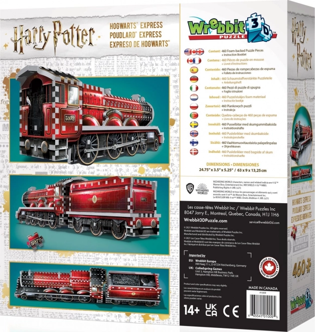 Wrebbit 3D puzzle Harry Potter: Rokfortský expres