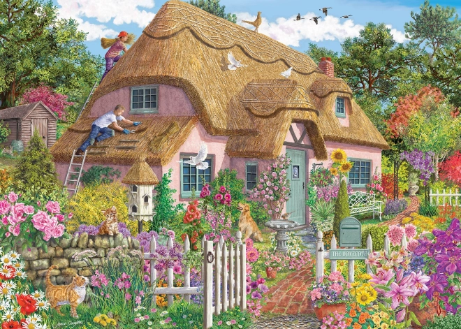Puzzle Slamená Chalupa 1000 Dielikov