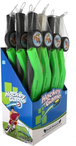 Detská hokejka s pukom plastová 74 cm