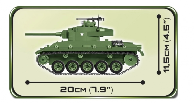 II WW Tank M24 Chaffee