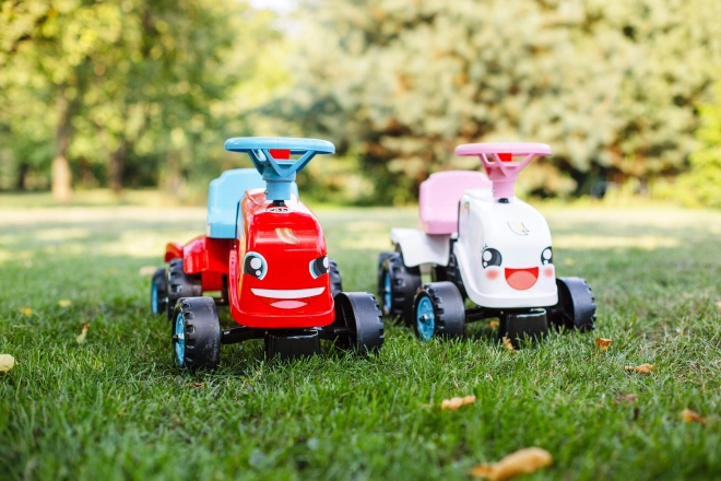 Traktor Rainbow s prívesom pre deti od 1 roka