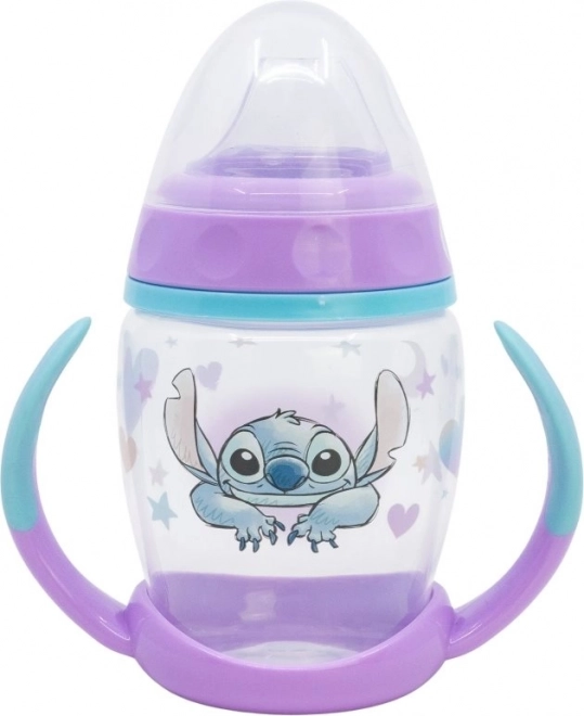 Hrnček s uškami a silikónovým náustkom STITCH 270 ml