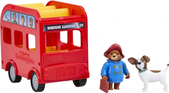 Herná sada Paddington s červeným autobusom