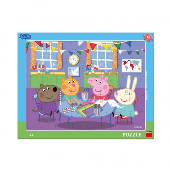 Puzzle Prasiatko Peppa 40 dielikov