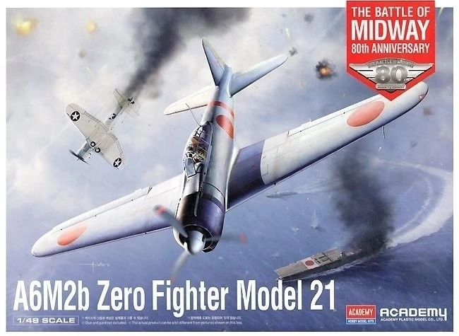 Model plastového lietadla Zero Fighter