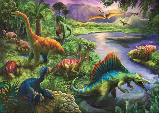 Trefl Puzzle Dinosaury 200 Dielikov