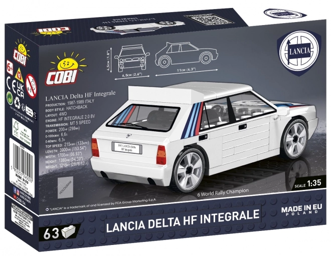 Cobi stavebnica Lancia Delta HF Integrale 1:35