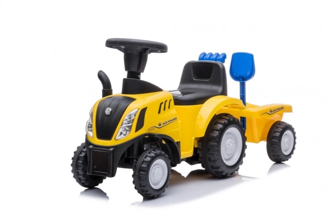 Odrážadlo traktor New Holland žlté