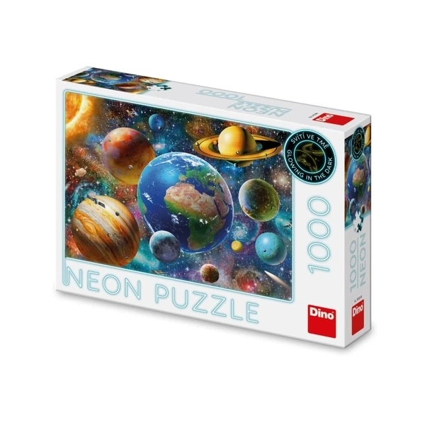 Svetielkujúce puzzle Planéty 1000 dielikov