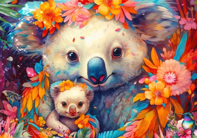 Puzzle Mazlení s koalou 3000 dielikov