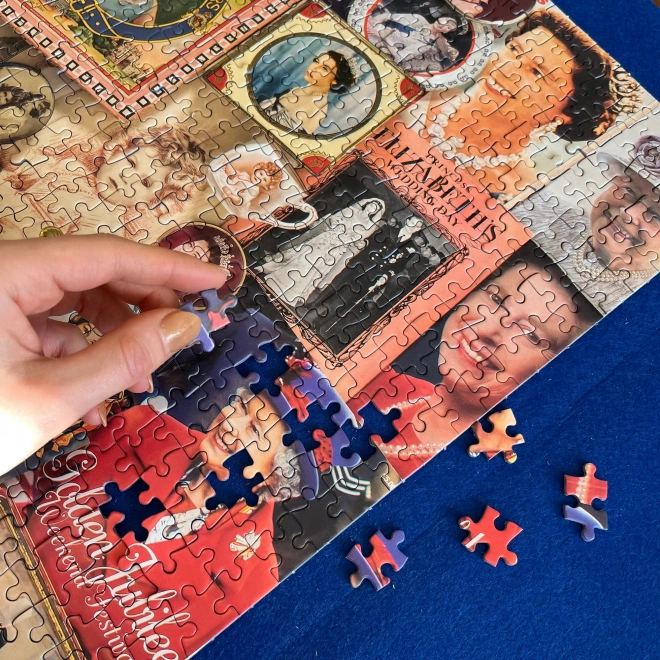 Puzzle Naše velkolepá kráľovná 1000 dielikov