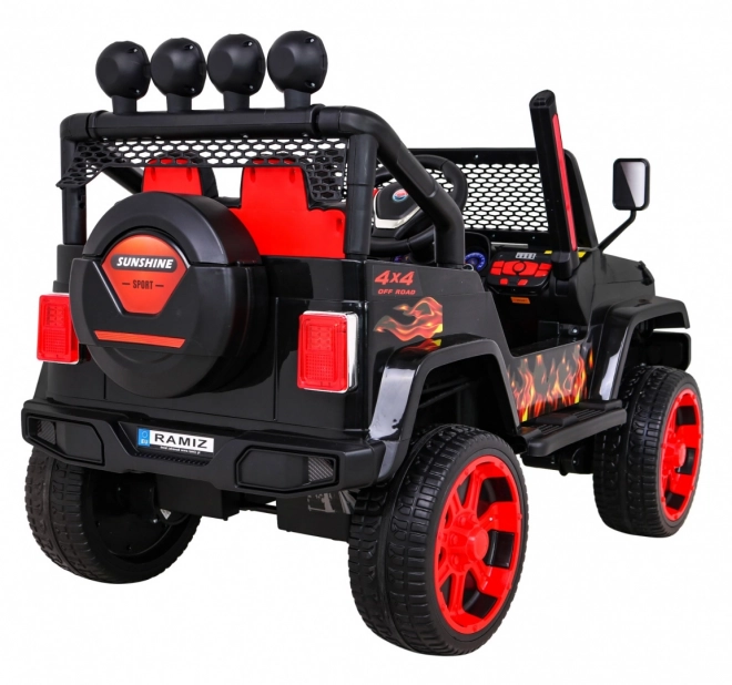 Autko Terenové Raptor Drifter S Plameňmi